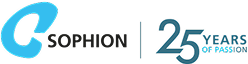 Sophion 25th Anniversary Logo
