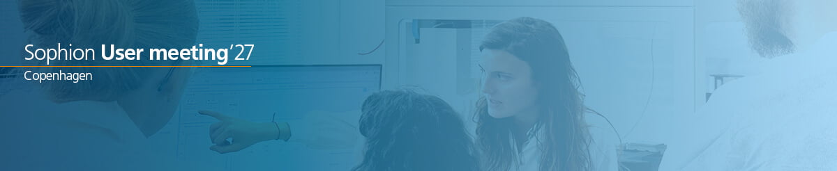 Welcome to our next European user meeting, bringing our user community together at Sophion's headquarters